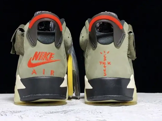 Rep TBK Scott Travis Olive 6 Jordan x Air CN1084-200 Medium 0407